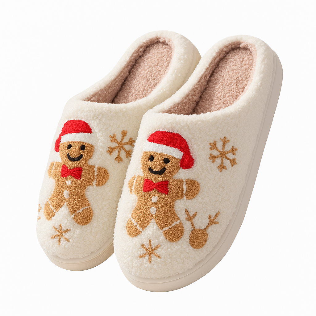 Klaplki Papcie Świąteczne